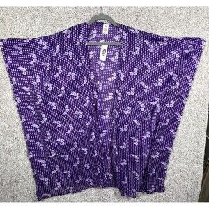 Brand New With Tags Raj Brand Open Front Kimono Purple OS